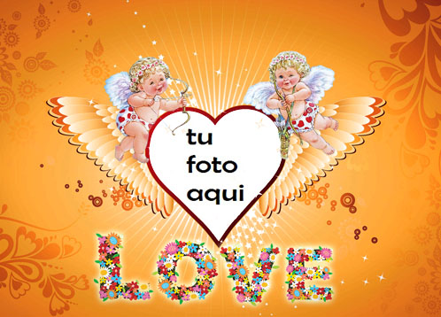 Angelitos De Amor Marco Para Foto - Angelitos De Amor Marco Para Foto