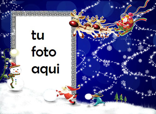 Espíritu De Navidad Y Año Nuevo Marco Para Foto - Espíritu De Navidad Y Año Nuevo Marco Para Foto