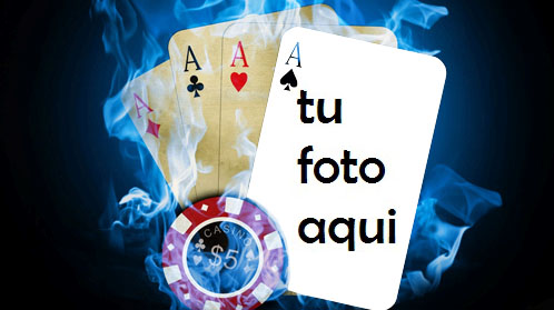 Póker Cuatro De Tipo Marco Para Foto - Póker Cuatro De Tipo Marco Para Foto