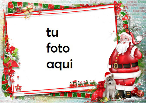 Santa Claus Te Desea Un Feliz Año Marco Para Foto - Santa Claus Te Desea Un Feliz Año Marco Para Foto