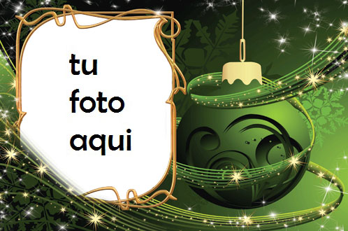 navidad marcos año nuevo locura verde marco para foto - navidad marcos año nuevo locura verde marco para foto