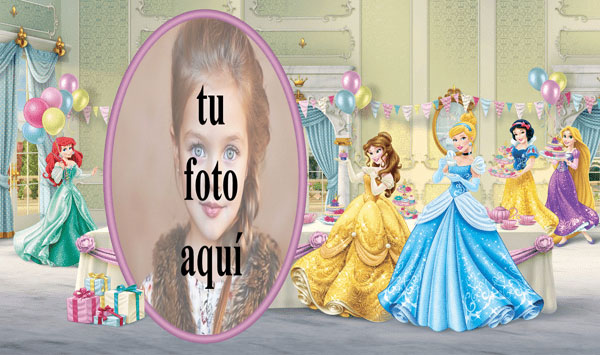 Niños De Cumpleaños Con Princesa De Disney Marcos para fotos - Niños De Cumpleaños Con Princesa De Disney Marcos para fotos