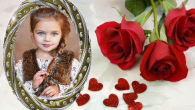 marco de fotos romantico con marco blanco y rosas rojas romanticas 390x220 - marco de fotos romántico con marco blanco y rosas rojas románticas