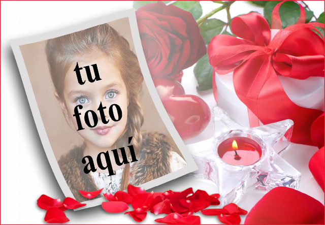 marco de fotos romantico de rosas rojas virgenes - marco de fotos romántico de rosas rojas vírgenes