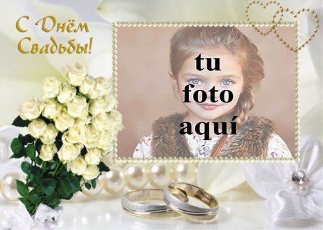 marco de fotos de boda con ramo de rosas blancas - marco de fotos de boda con ramo de rosas blancas